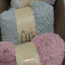 YSense Fuzzy Socks for Women 5 Pairs Winter Warm Fluffy Slipper Socks Soft Cute Cat Animal Socks, X-Cute Cat Style 1