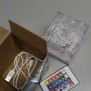 Ocean Wave Ceiling Projector,16 Colors Ocean Wave Light Projector, Water Ripple Ambient Night Light with Remote, Touch Control Aurora Projector Non-Wood for Bedroom,Room Decor,Kids Room (Cubic) (3 inches)