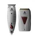 Andis 17270 Finishing Combo T-Outliner Trimmer & Pro Foil Lithium Titanium Foil Shaver - Professional Finishing Hair & Beard Trimming Kit