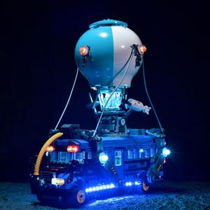 LED Light Kit for Building Set for Lego Fortnite Battle Bus 77073 Building Blocks Model (NOT Included The Model Set)