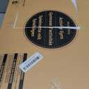 Blissful Diary Baby Play Gym & Activity Mat, 5 Developmental Zones Wooden Tummy Time Mat with 5 Detachable Sensory Toys for Motor Skills & Sensory Development, Baby Essentials Shower Gift, Pink Flower