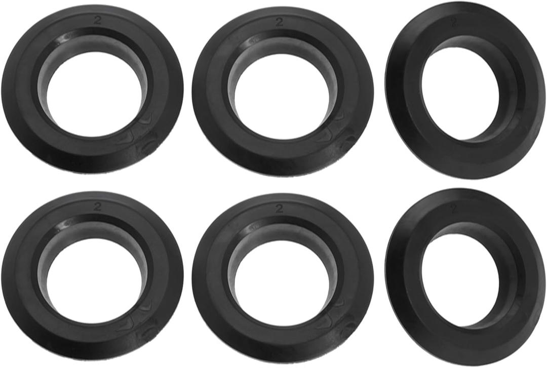 2 Inch Flexible Rubber Tank Sealing Adapter Compression Fitting (2inch-6pc)