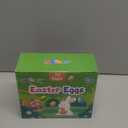 MGparty 72 Pcs 2.3" Fillable Easter Eggs Bulk, Iridescent Plastic Easter Eggs Empty for Easter Egg Hunt, Basket Stuffers, Party Favors, Classroom Prizes and Decorations