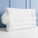 Flat Pillow - Ultra Thin & Adjustable Low Pillow for Side Back Stomach Sleepers, Relief Neck & Shoulder Pain, Customizable Support with Baffle Box Design to Hold Shape, Cotton Cover as Insert, 2in