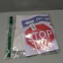 42 Pieces Mega Size Waterproof Road Traffic Street Signs Wall Decal Stickers Vinyl Wall Decals for Young People Bedroom Classroom Playroom Birthday Decor (Flat Packing 5 Sheets 17"X11")