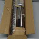 Garden Rake, Metal Sturdy and Heavy Duty Metal Rake, 16-Tine Bow Rake with Adjustable Stainless Steel Handle, Long Shaft for Loosening Soil, Leveling Mulch, Gathering Leaves