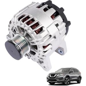Alternator Replacement for Nissan Rogue S SL SV Sport Utility L4 2.5L 2014-2018 231004BA0A 231004BA0B