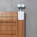 Heavy-Duty Galvanized Steel Exterior Sliding Barn Door Roller Kit, Outdoor Rolling Rollers, 450 lbs Capacity, 2 Packs