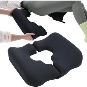 Donut Pillow for Bed Sores, Bed Sore Cushions for Butt, Bedsore Pressure Relief Pillow, Wheelchair Seat Cushion, T Shaped Opening Tailbone Pillow