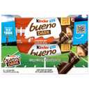 Kinder Bueno Dark Chocolate Bars with Creamy Hazelnut Filling, Bulk 30 Count, Chocolate Candy Bars for Game Day, Football Party Supplies, Snacks for Adults, 2 Per Pack, 1.5 oz (EXP 06/15/26)