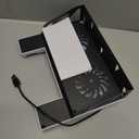 PS5/Slim/Pro Wall Mount Kit with Cooling Fan & Charging Station, PS5 Shelf Floating Mount for All PlayStation 5/Slim/Pro Disc & Digital Console, PS 5 Wall Bracket Behind TV, PS Five Pro Accessories