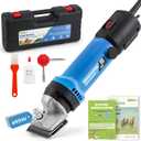 Horse Clippers 690W 28000RPM, Heavy Duty Horse Grooming Kit, Professional Livestock Clippers with 6 Speed Adjustable for Shaving Horse Pony Cattle Goat Large Dogs and Others