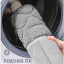 Color&Geomety Grey Bathroom Rugs, Ultra Soft Plush Bathroom Mat Super Absorbent Microfiber Fabric, 17"x30", Washable, Non Slip Bath mats for Outside Shower, Tub, Home Decor (1'5" x 2'6" (Rectangular))