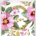 SCORPIFY for iPhone 17 Pro Max Case [Compatible with MagSafe] with Pink Primrose Floral Design, Cute Clear Flower Magnetic Phone Cover for Women Girls, Slim Shockproof Bumper with Gold Accents