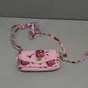 Phone Case for Samsung Galaxy S24 Ultra 5G Zipper Wallet Detachable Cell Cover with Crossbody Shoulder Strap Floral Purse Flip RFID Blocking Card Holder Mirror S24Ultra 24S S 24 24Ultra Women, Pink