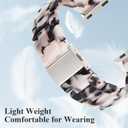 Resin Band Compatible for Apple Watch Bands for Women 40mm 41mm 42mm 38mm 44mm 45mm 46mm 49mm, Lightweight Dressy Bracelet for iWatch Bands Series 11 SE 10 9 8 7 6 5 4 3 2 1 Ultra