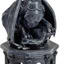 Forged Dice Co. Dragon Dice Jail - D&D Dice Holder and Storage Box with Removable Collectors Dragon Miniature - Fits Up to 2 Standard Polyhedral RPG Sets - Black