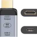 chenyang USB C to HDMI Converter USB C Source to HDMI Sink HDTV Adapter (The HDMI Must be Connected to The Monitor, not The Host.You Need to use The 10Gbps USB C to C Cable,Other Cable not Work)