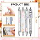 Spanish Bible Ballpoint Pens - 24 Pcs Christian Scripture Verse Retractable Ball point Pen Black Ink Inspiration Religious Gifts for Women Floral Regalos Cristianos Church Office Essentials