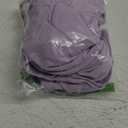 QINSEN Womens Square Neck Tennis Dress Sleeveless Built in Shorts Golf Athletic Dress with Pockets (X-Large, Light Purple)