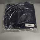 The Drop Women's Marcy Ribbed Polo Top (Large, Navy)