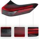 Huray Right LED Outer Tail Light Fit for Nissan Rogue 2021-2024