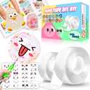 Nano Tape Bubble Kit,Toys for Girls,Cute Stuff for Girl,Cool Stuff for Kids,DIY Craft Kit,Fun Toys for Kids,Gifts for Girls Boys 4, 5, 6, 7, 8, 9, 10, 11, 12 Years Old,5PCS (2"&1.2")