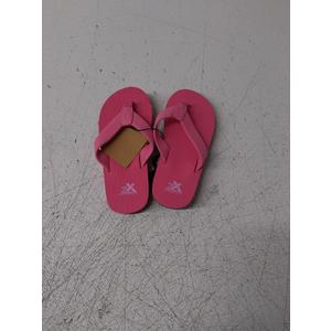 ZEROXPOSUR 2 PIECE PU FLIP FLOP CHARED PINK 12-13