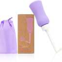 2 x PurComfy Upside Down Peri Bottle for Postpartum Care Essentials, Portable Bidet Travel for Postpartum Perineal Cleansing and Recovery, Peri Bottle for Women, Men, and New Moms, 11 oz