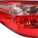 munirater 1-Pack Rear Left Tail Light Assembly Replacement for Corolla 2017 Outer Driver Side Brake Lamp