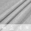 REXloyal Sun Shade Sail 8' x 16' Grey Rectangle Canopy Sail Shade Cover 95% UV Block Permeable Sunshade Outdoor for Patio Yard