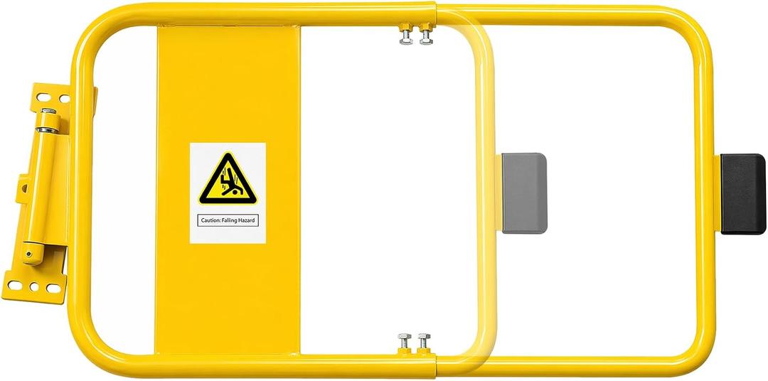 Self-Closing Gates,Safety Gates,22" to 40"W,High-Visibility Yellow Design