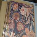 Aurlan Angel Wings Framed Wall Decor(40"x20"), Large Abstract Colorful Feather Oil Painting Canvas Artwork, Modern Contemporary Inspirational Wall Art for Living Room Bedroom (Angle Wings (Hand Painted))