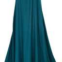 Rainday Women's Linen Dress Sleeveness Loose Dresses Casual Maxi Dress with Pockets, 4XL (Blue)