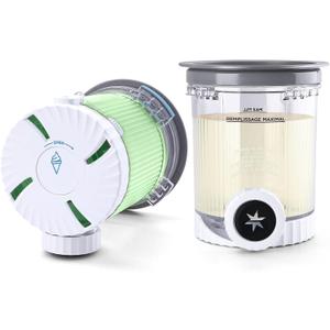 Vione 2pack Swirl CREAMi Pints and Lids Compatible with Ninja Swirl NC700 Series Ice Cream Makers, BPA-Free & Dishwasher Safe
