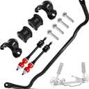 55398938AC Front Suspension Stabilizer Bar & K80894 Front Sway Bar Link Kit with Bushing Kit Fit For 2009-2010 Dodge Ram 1500,2011-2018 Ram 1500,2019-2022 Ram 1500 Classic 4WD # 55398938AB