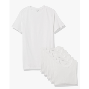 Amazon Essentials Men's Cotton Crew Neck T-Shirts, Versatile Soft Basics, Pack of 6 XL