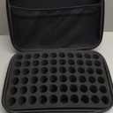 60 Slots Diabetic Insulin Peptide Fridge Carrying Case Vial Holder Storage Protector Bag Fits Standard 10ml Vials, Insulin Cooler Travel Kits Case Organizer Diabetes Protector(Black) (60-slot)