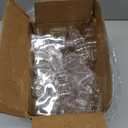 40 PCS Sand Art Bottles, Plastic Sand Art Containers Bulk Wave Shaped Collection Kits Mini Clear Bottle Decoration for DIY Craft Wedding Invitations Birthday Party Supplies