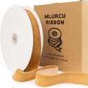 Khaki Velvet Ribbon 1 Inch 20 Yards Vintage Gold Khaki Velvet Ribbon for Christmas Tree Ornaments, Gift Wrapping, Garland & Wreath Bows Making, Sewing Trim, DIY Crafts, Wedding & Home Decor