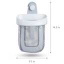 Munchkin Super Scoop Hanging Bath Toy Storage with Quick Drying Mesh, Grey
