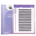 GAQQI Lash Clusters, Eyelash Cluster C Curve 10mm Cluster lashes, Individual Lashes 168pcs False Eyelashes Wispy Cluster Eyelash Extensions (GQ03, C, 10mm)