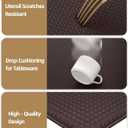 Color&Geometry Anti Fatigue Cushion Kitchen Mat for Floor -24"x59",Wide,Easy Clean, Water & Oil Proof, Anti Slip, Foam Rubber Runner Rug for Front Sink Comfort Standing,Brown