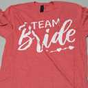 Team Bride Wedding Party T-Shirt, M