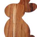 Affinity Decor Bunny Shaped Wood Serving Board, Wood Cutting Board for Kitchen, Wooden Charcuterie Boards, Funny Serving Platter for Cheese and Food, 14.3" x 10.5"