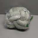 Xuyier Knot Pillow Ball, Decorative Throw Pillows with Velvet Fabric for Couch Bed, 12" Decor Knotted Square Floor Pillow Cushions for Living Room (12 Inches, Sage Green)