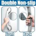 Grab Bars for Shower Handle Shower Grab Bars for Seniors Safety 2 Pcs 16.18 Inch Elderly Suction Cup Bathtubs and Showers Toilet Handles for Elderly Safety Walls Bathroom Tub Handles Hand Rail