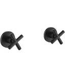 2 Handle Shower Faucet Set with Tub Spout Bathtub Shower Faucet Combo Set Shower System Complete Tub and Shower Trim Kit Matte Black Wall Mounted Shower Fixtures