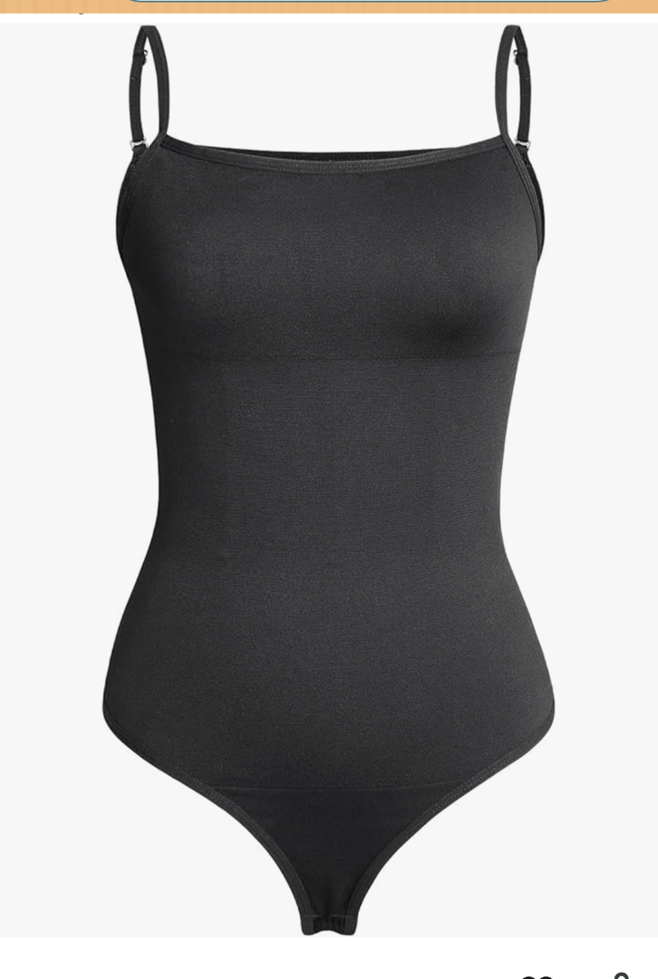 DREAM SLIM Women's Shapewear Bodysuit Tummy Control Body Shaper Seamless Sculpting Thong Snatched Waist Slimmer Body Suit Size M