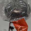 12-Inch Metal Bird Bath and Feeder for Outdoors, Deck Mounted Bird Bath with Detachable Basin, Garden Bird Bath for Balcony, Porch, and Railing, Outdoor Bird Decor, Bronze Color, Easy to Clean (red copper)